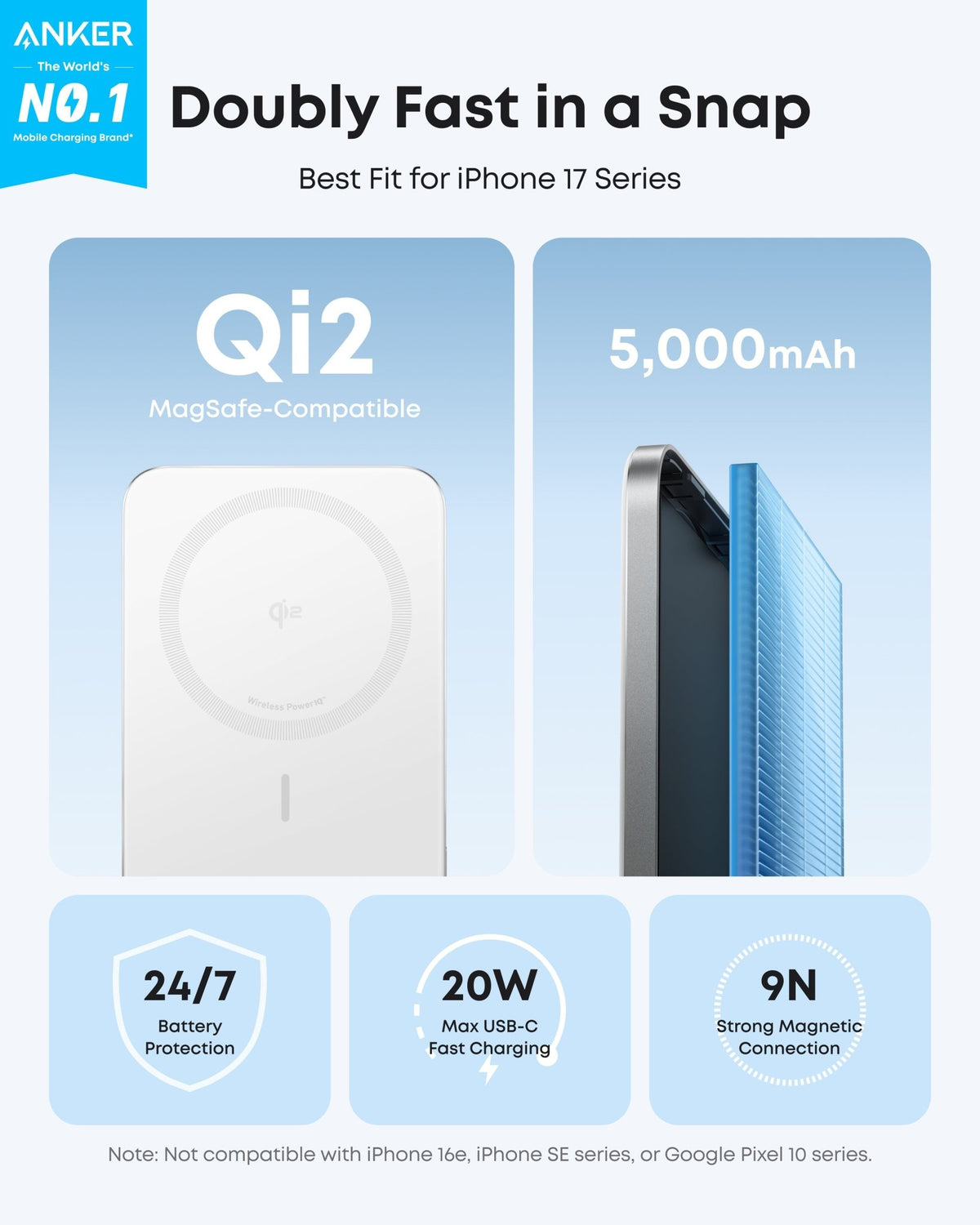 Anker Nano Power Bank (5K, MagGo, Slim) - The Coin Has A Say