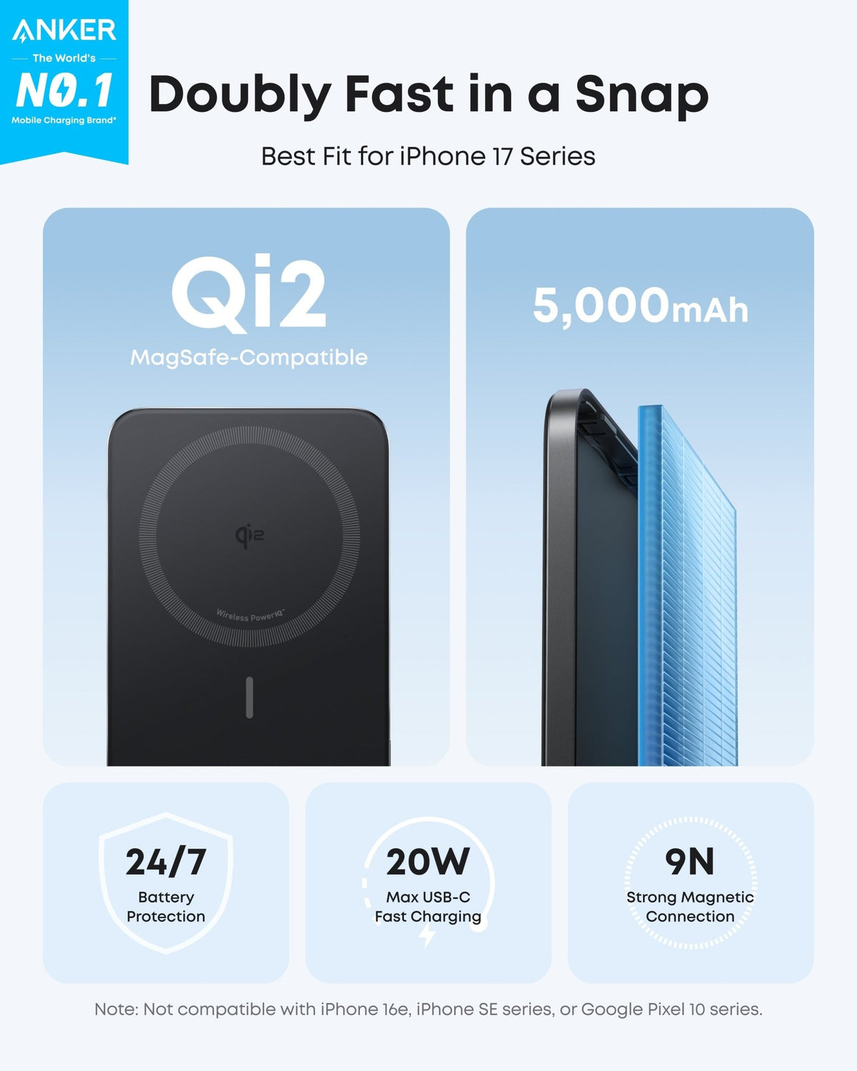 Anker Nano Power Bank (5K, MagGo, Slim) - The Coin Has A Say