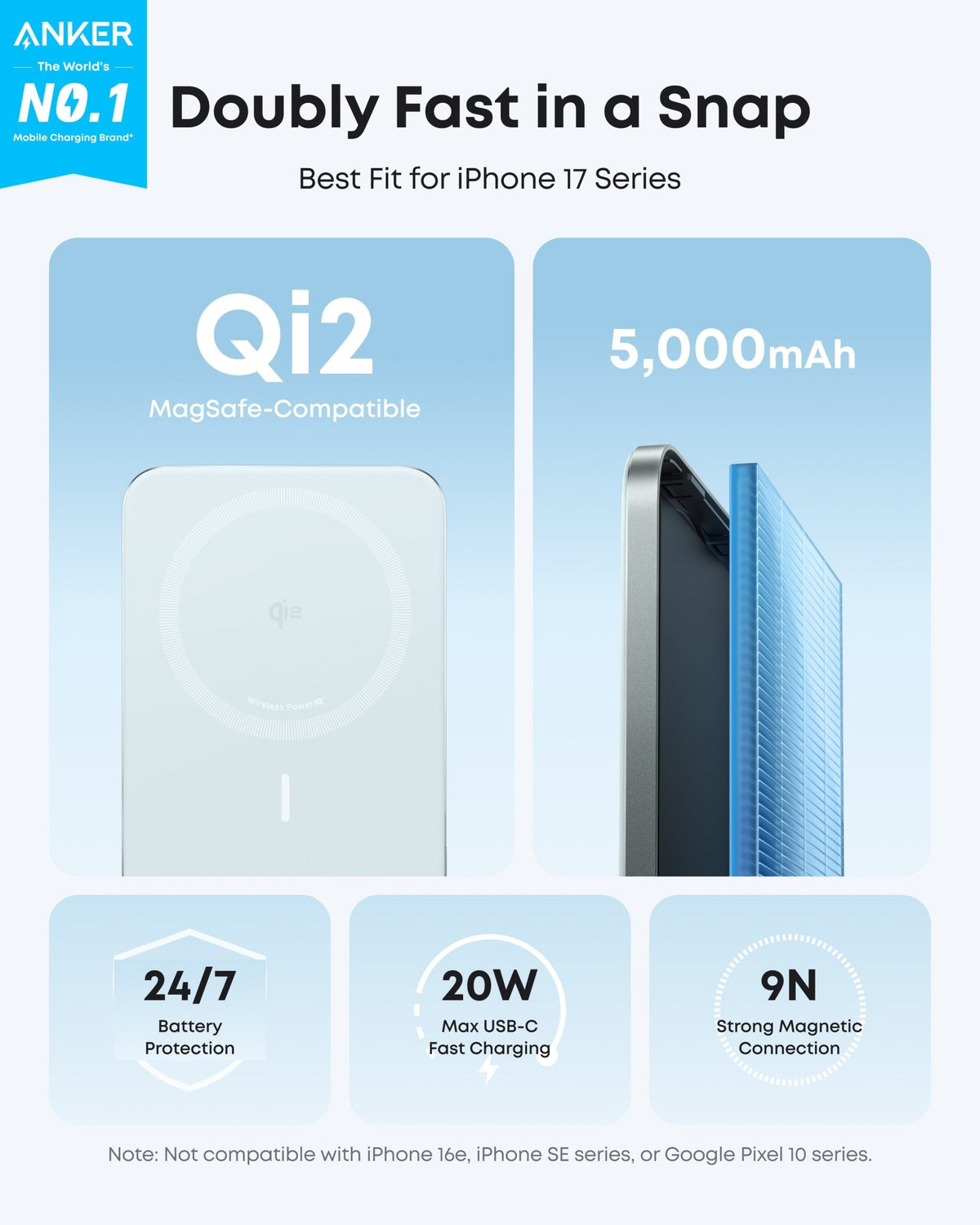 Anker Nano Power Bank (5K, MagGo, Slim) - The Coin Has A Say