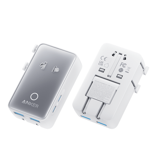 Anker Nano Travel Adapter (5-in-1, 20W, 1-Pack) - The Coin Has A Say