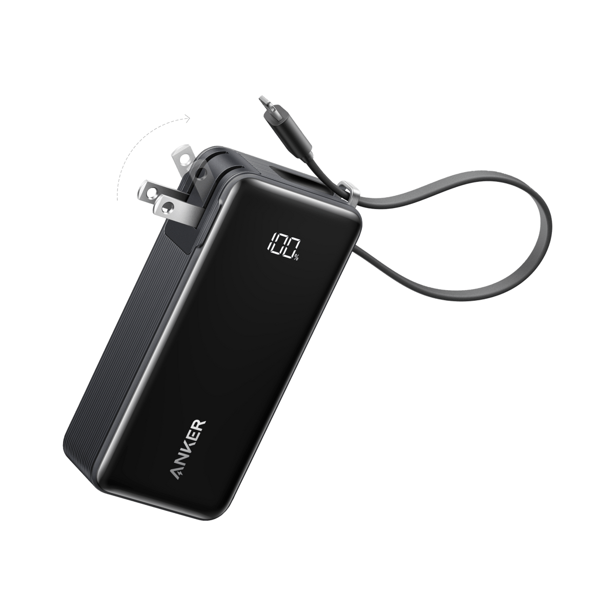 Anker Power Bank (10K, Fusion, Built-In Cable) - The Coin Has A Say