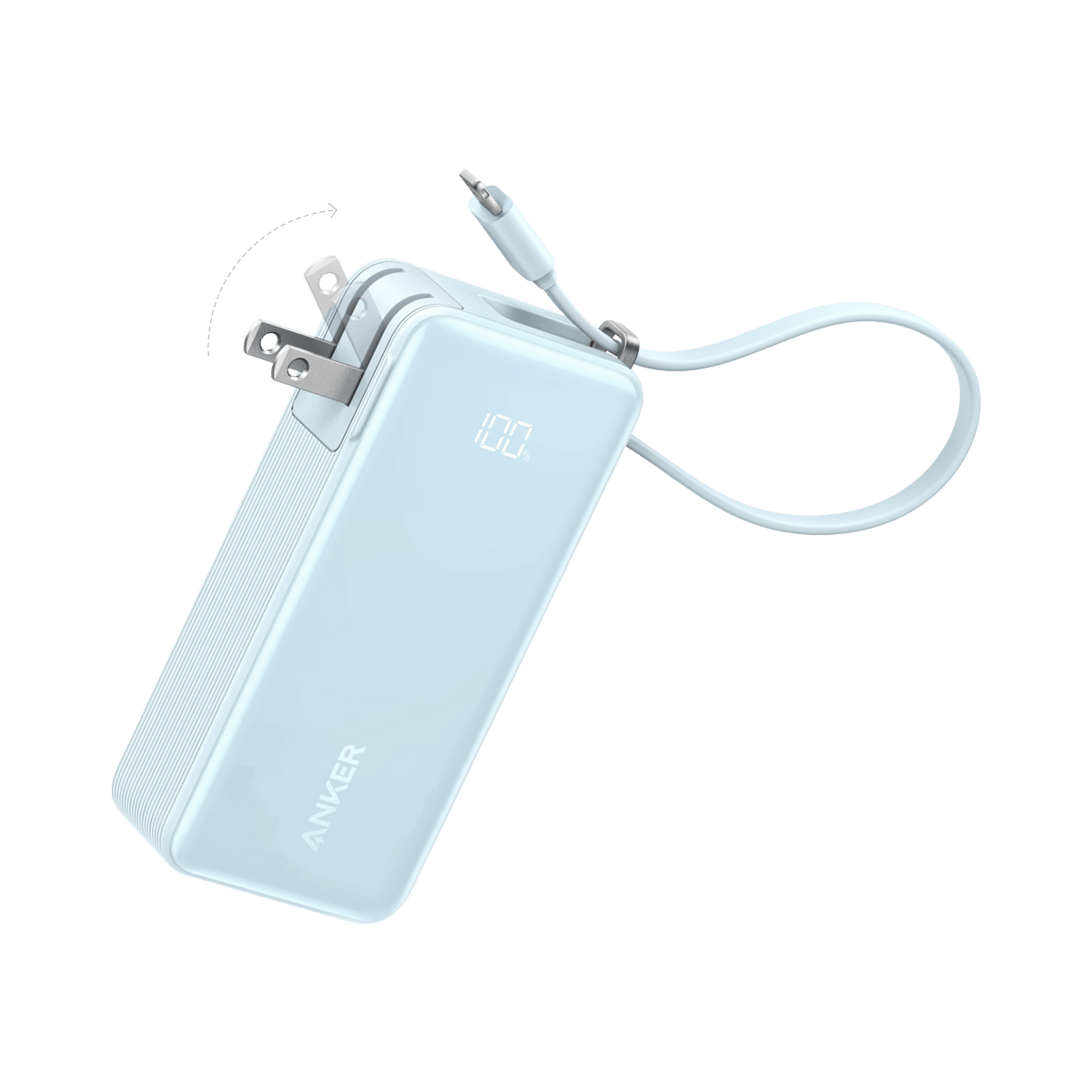 Anker Power Bank (10K, Fusion, Built-In Cable) - The Coin Has A Say