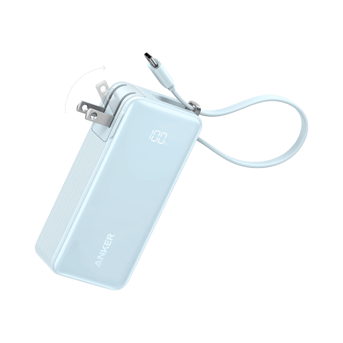 Anker Power Bank (10K, Fusion, Built-In Cable) - The Coin Has A Say