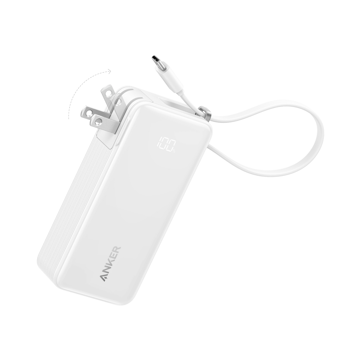 Anker Power Bank (10K, Fusion, Built-In Cable) - The Coin Has A Say