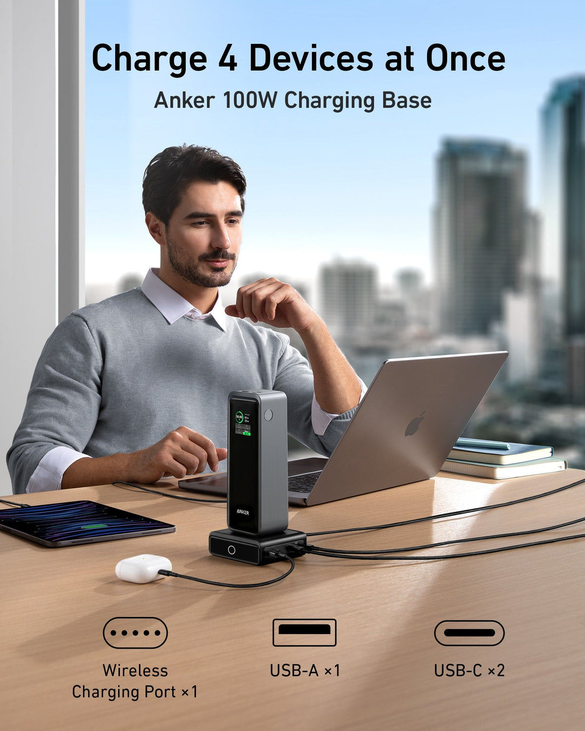 Anker Prime 27,650mAh Power Bank (250W) and 100W Charging Base - The Coin Has A Say