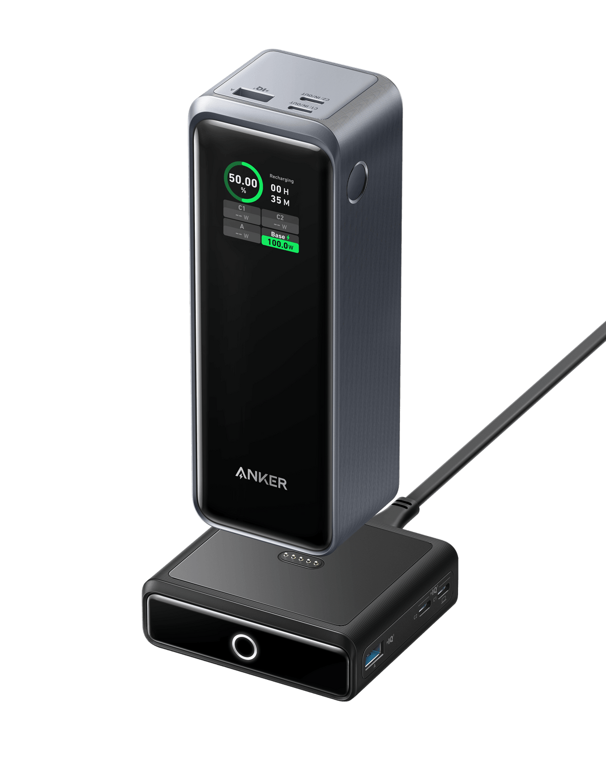 Anker Prime 27,650mAh Power Bank (250W) and 100W Charging Base - The Coin Has A Say