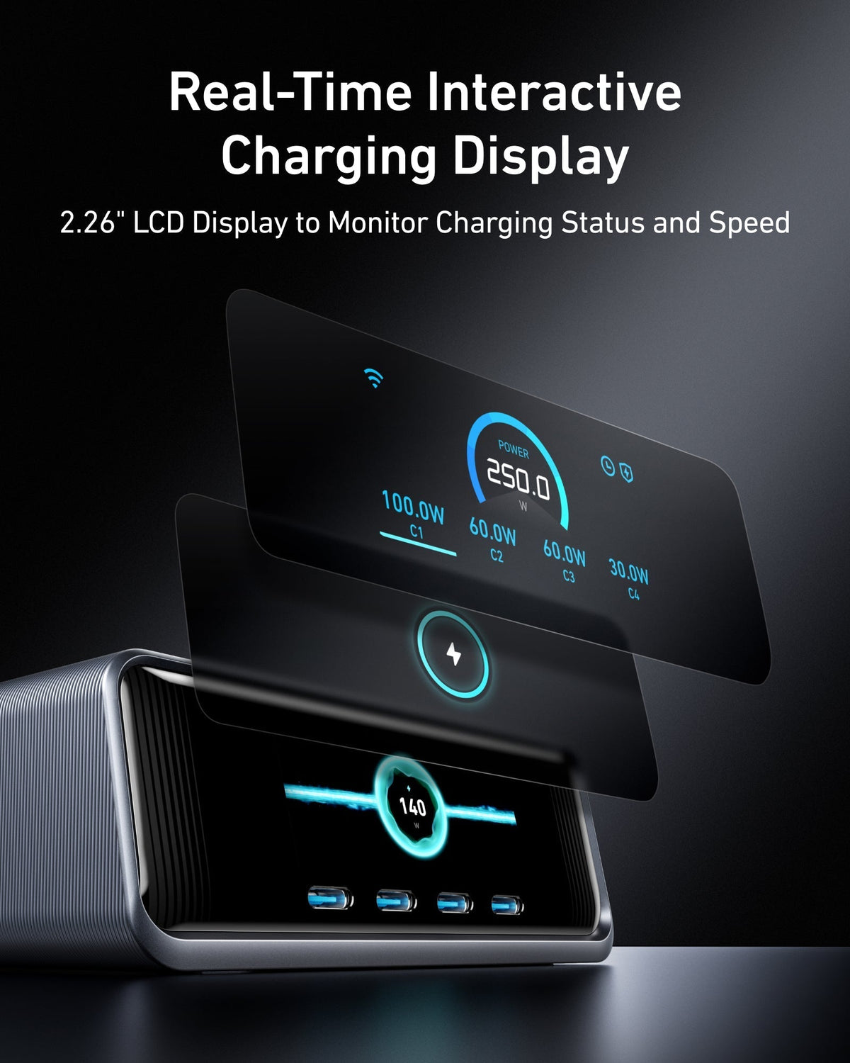Anker Prime Charger (250W, 6 Ports, GaNPrime) - The Coin Has A Say