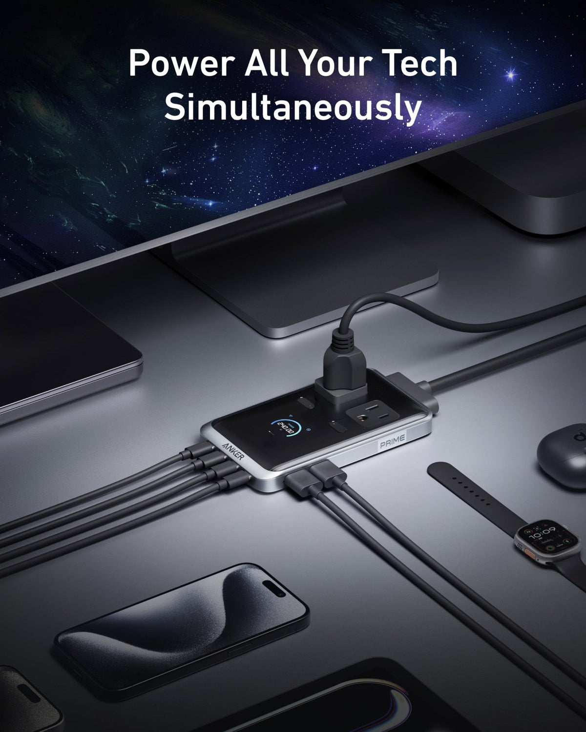 Anker Prime Charging Station (8-in-1, 240W) - The Coin Has A Say