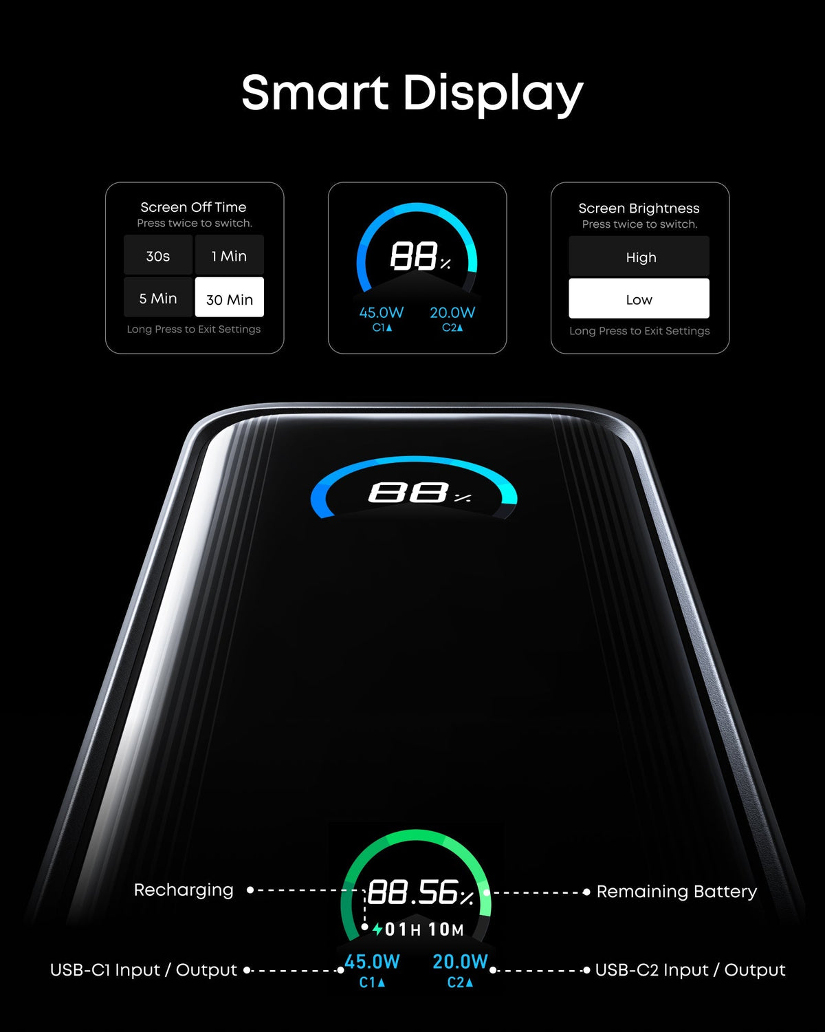Anker Prime Power Bank (9.6K, 65W, Fusion) - The Coin Has A Say