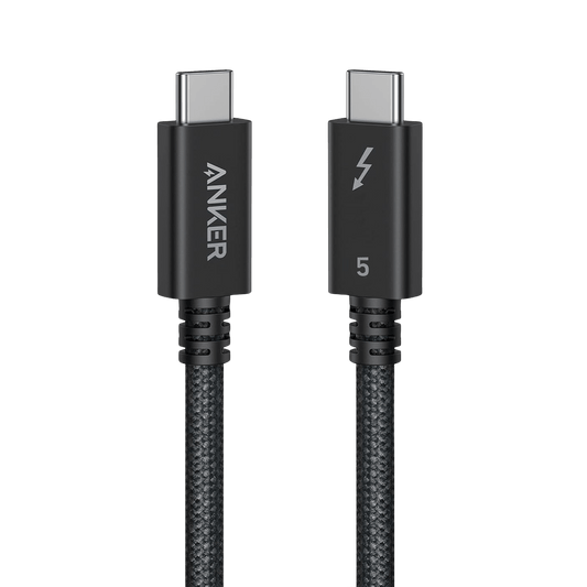 Anker Prime Thunderbolt 5 Cable (3.3 ft / 1.7 ft, 80 Gbps, 240W) - The Coin Has A Say