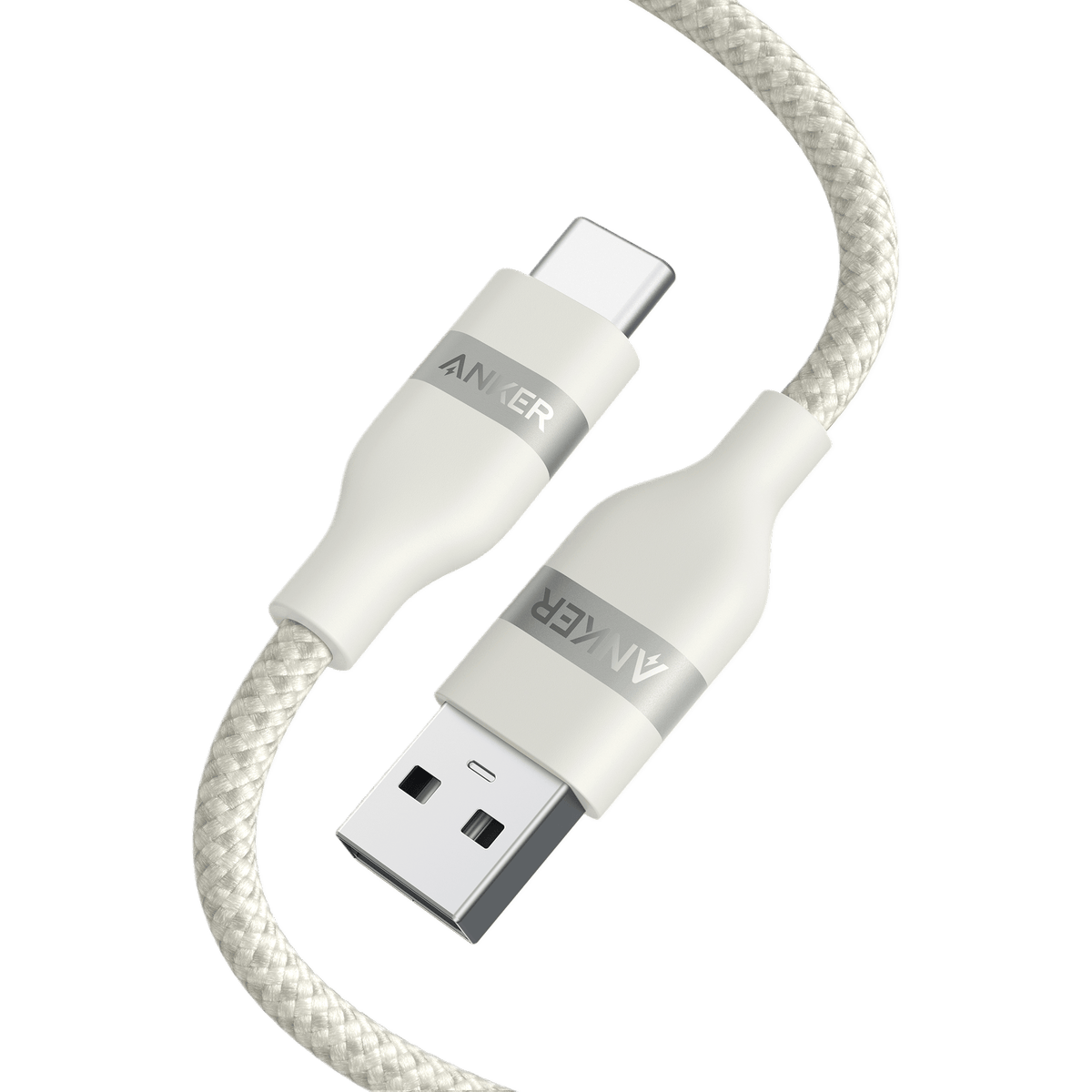 Anker USB-A to USB-C Cable (3 ft / 6 ft, Upcycled-Braided) - The Coin Has A Say
