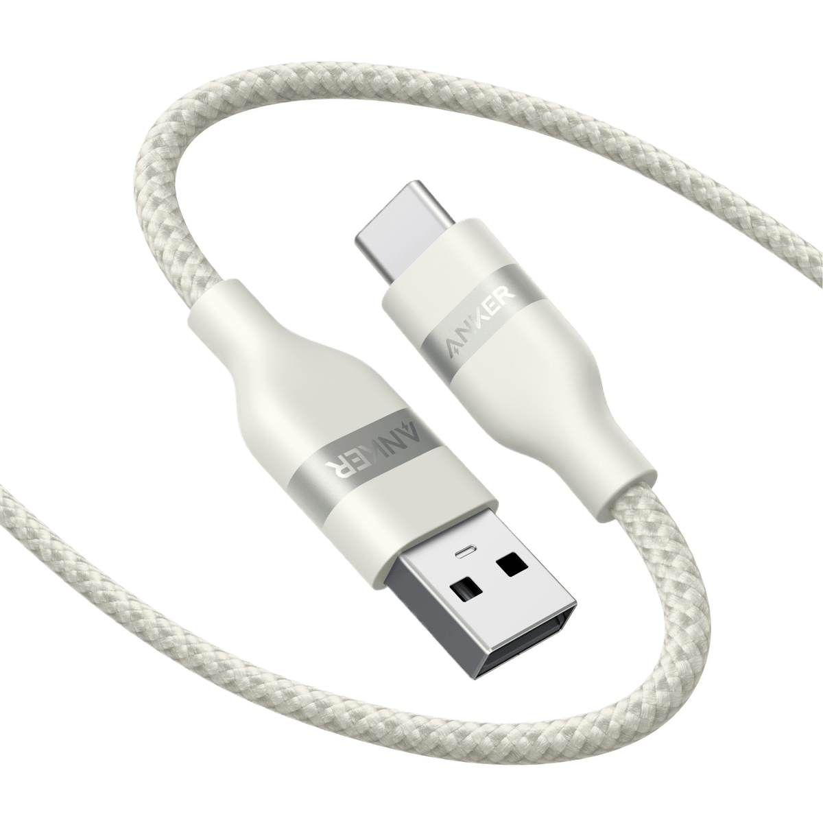Anker USB-A to USB-C Cable (3 ft / 6 ft, Upcycled-Braided) - The Coin Has A Say