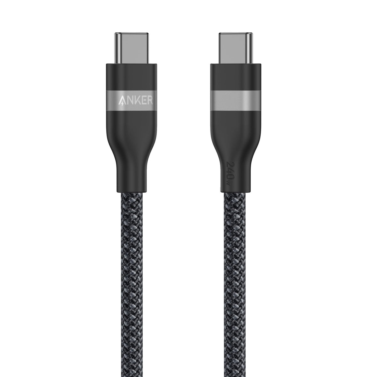 Anker USB-C to USB-C Cable (3 ft / 6 ft, 240W, Upcycled-Braided) - The Coin Has A Say