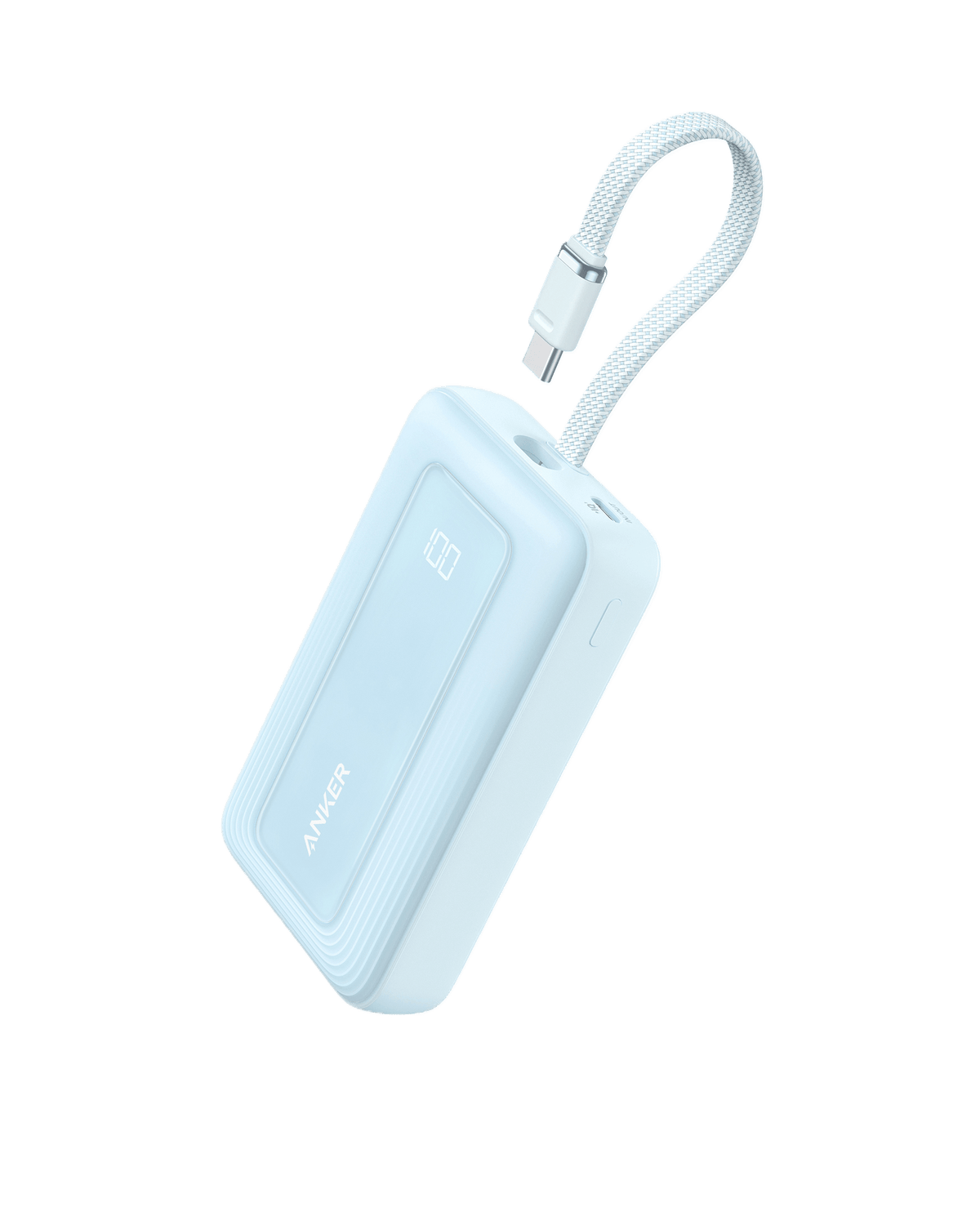 Anker Zolo Power Bank (10K, 30W) with a 5.4-inch (13.7 cm) built-in USB-C cable. - The Coin Has A Say