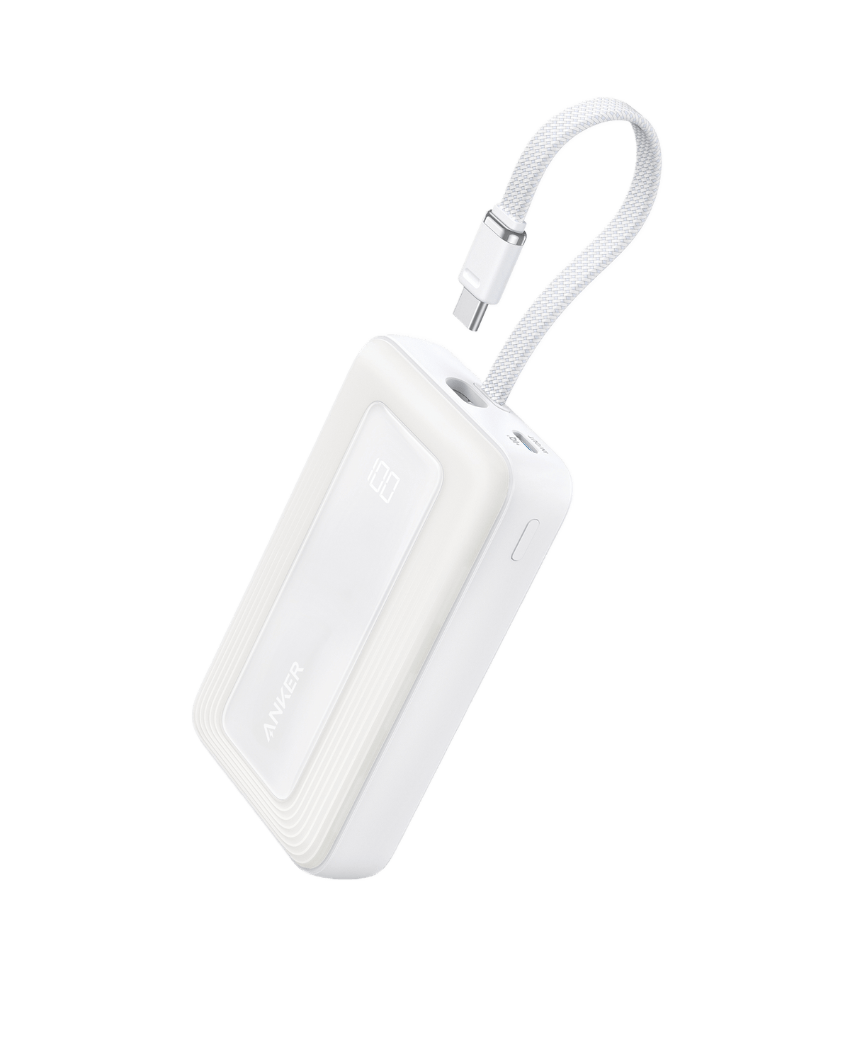 Anker Zolo Power Bank (10K, 30W) with a 5.4-inch (13.7 cm) built-in USB-C cable. - The Coin Has A Say