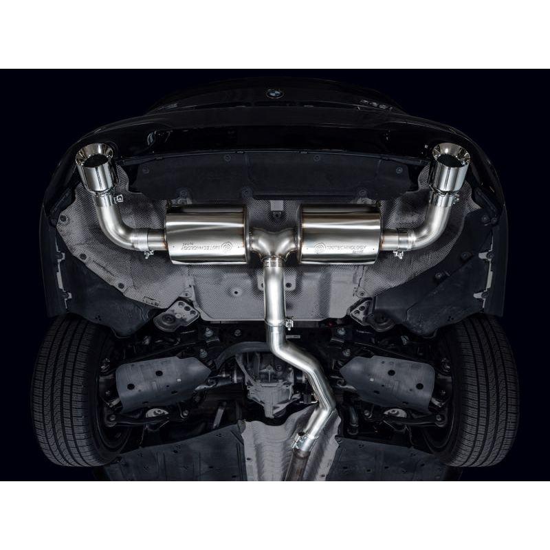 AWE 19-23 BMW 330i / 21-23 BMW 430i Base G2X Touring Axle Back Exhaust - Chrome Silver - The Coin Has A Say