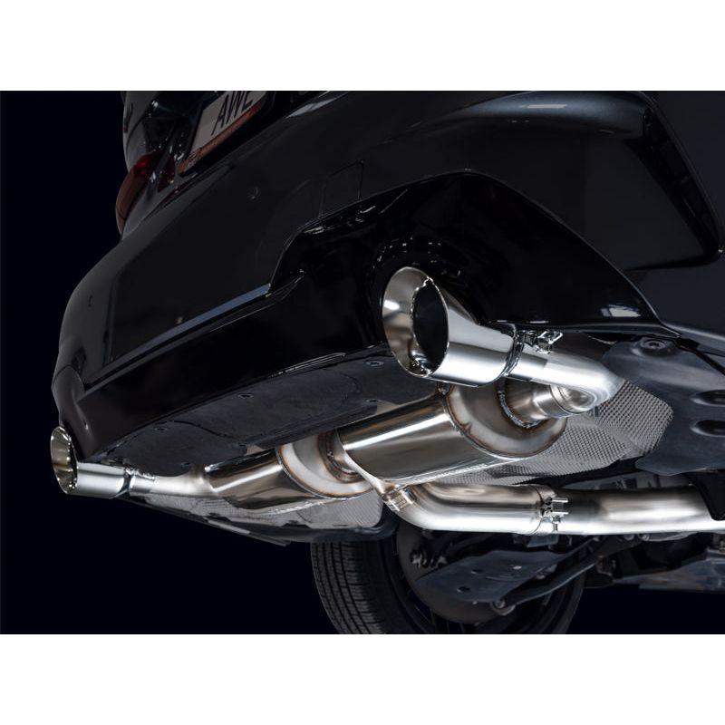 AWE 19-23 BMW 330i / 21-23 BMW 430i Base G2X Touring Axle Back Exhaust - Chrome Silver - The Coin Has A Say