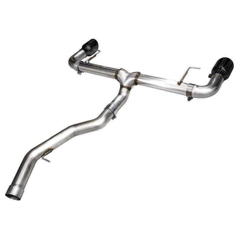 AWE 19-23 BMW 330i / 21-23 BMW 430i Base G2X Track Edition Axle Back Exhaust - Diamond Black - The Coin Has A Say