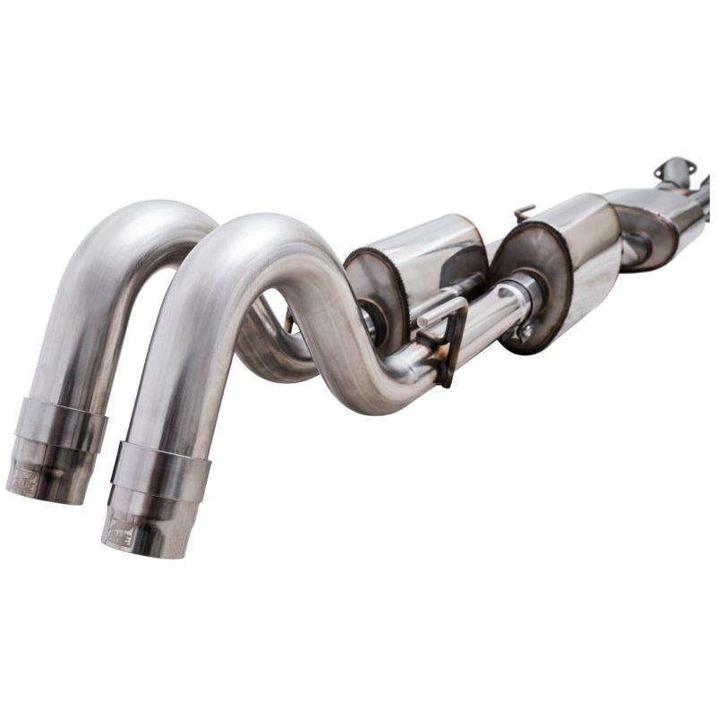 AWE 2016-2023 Toyota Tacoma 0FG Exhaust with BashGuard - No Tips - The Coin Has A Say