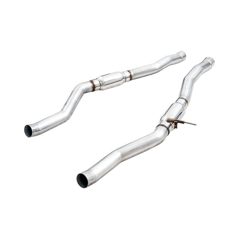 AWE 2020 Toyota Supra A90 Resonated Touring Edition Exhaust - 5in Chrome Silver Tips - The Coin Has A Say