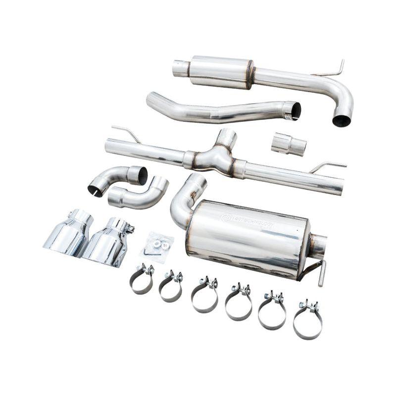 AWE 2022 VW GTI MK8 Touring Edition Exhaust - Chrome Silver Tips - The Coin Has A Say