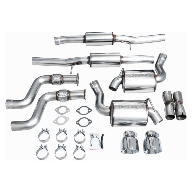 AWE 2023 Nissan Z RZ34 RWD Touring Edition Catback Exhaust System w/ Chrome Silver Tips - The Coin Has A Say