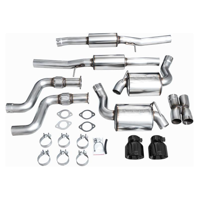 AWE 2023 Nissan Z RZ34 RWD Touring Edition Catback Exhaust System w/ Diamond Black Tips - The Coin Has A Say