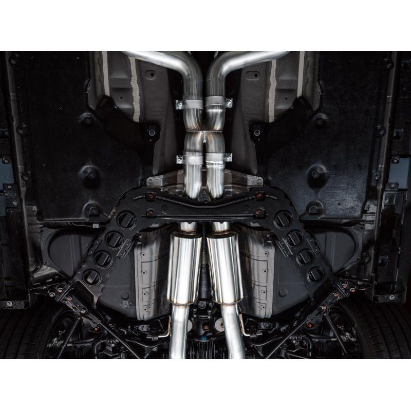 AWE 2023 Nissan Z RZ34 RWD Touring Edition Catback Exhaust System w/ Diamond Black Tips - The Coin Has A Say