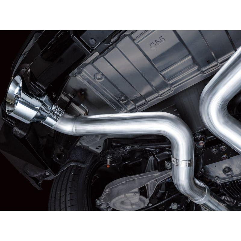 AWE 2023 Nissan Z RZ34 RWD Track Edition Catback Exhaust System w/ Chrome Silver Tips - The Coin Has A Say