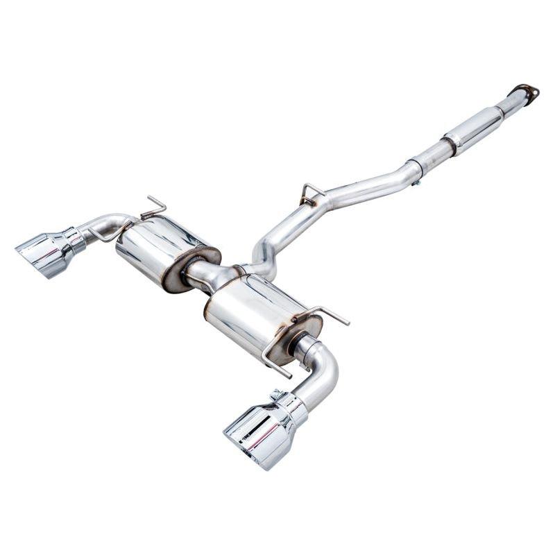 AWE Subaru BRZ/ Toyota GR86/ Toyota 86 Touring Edition Cat-Back Exhaust- Chrome Silver Tips - The Coin Has A Say