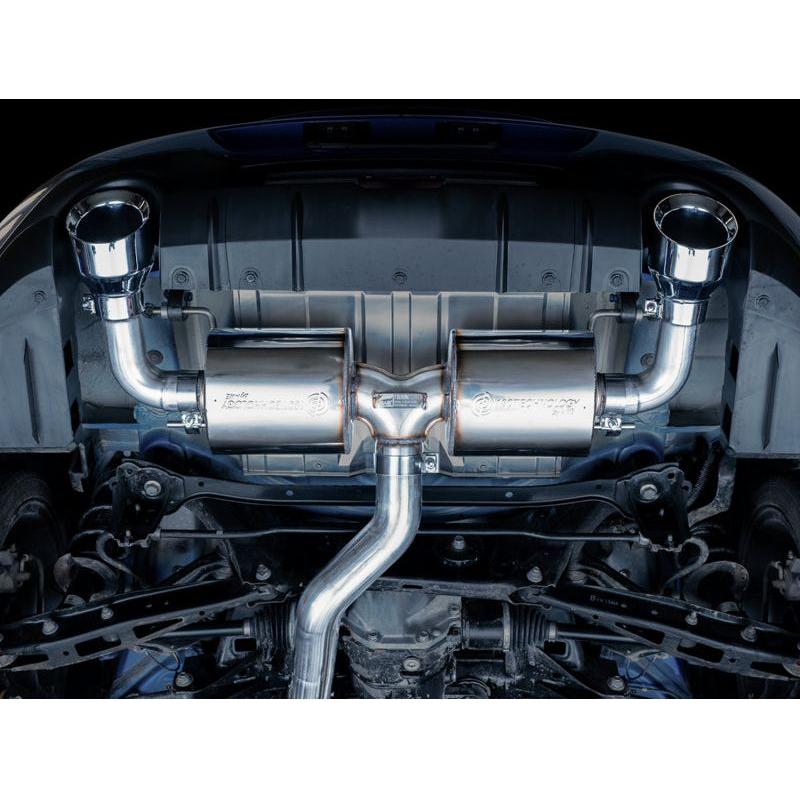 AWE Subaru BRZ/ Toyota GR86/ Toyota 86 Touring Edition Cat-Back Exhaust- Chrome Silver Tips - The Coin Has A Say