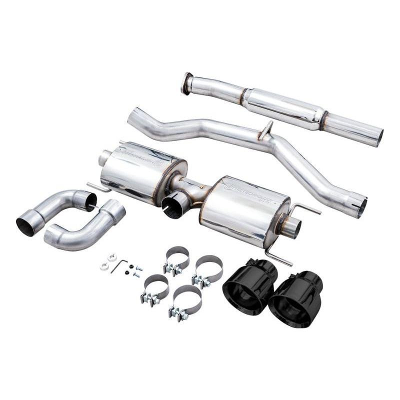AWE Subaru BRZ/ Toyota GR86/ Toyota 86 Touring Edition Cat-Back Exhaust- Diamond Black Tips - The Coin Has A Say