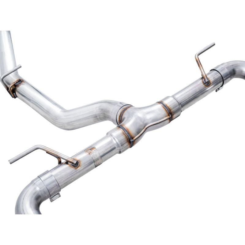 AWE Subaru BRZ / Toyota GR86 / Toyota 86 Track Edition Cat-Back Exhaust- Diamond Black Tips - The Coin Has A Say