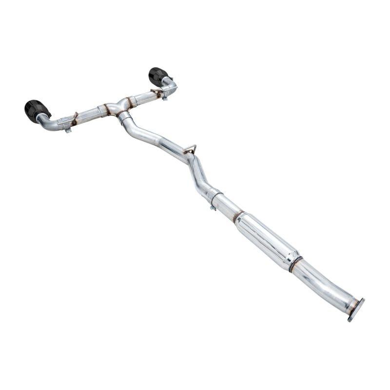 AWE Subaru BRZ / Toyota GR86 / Toyota 86 Track Edition Cat-Back Exhaust- Diamond Black Tips - The Coin Has A Say