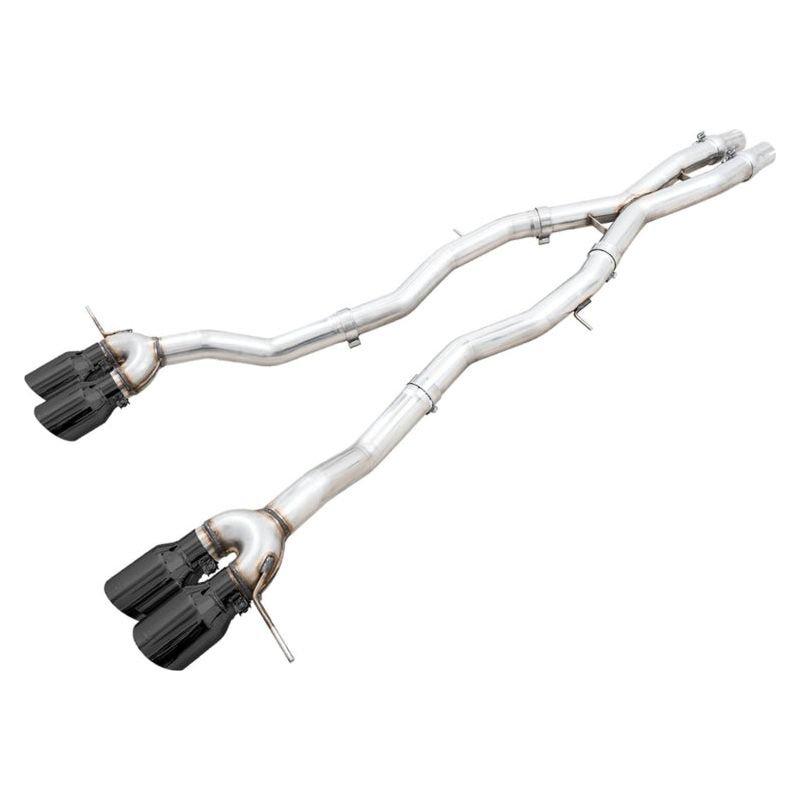 AWE Track Edition Catback Exhaust for BMW G8X M3/M4 - Diamond Black Tips - The Coin Has A Say