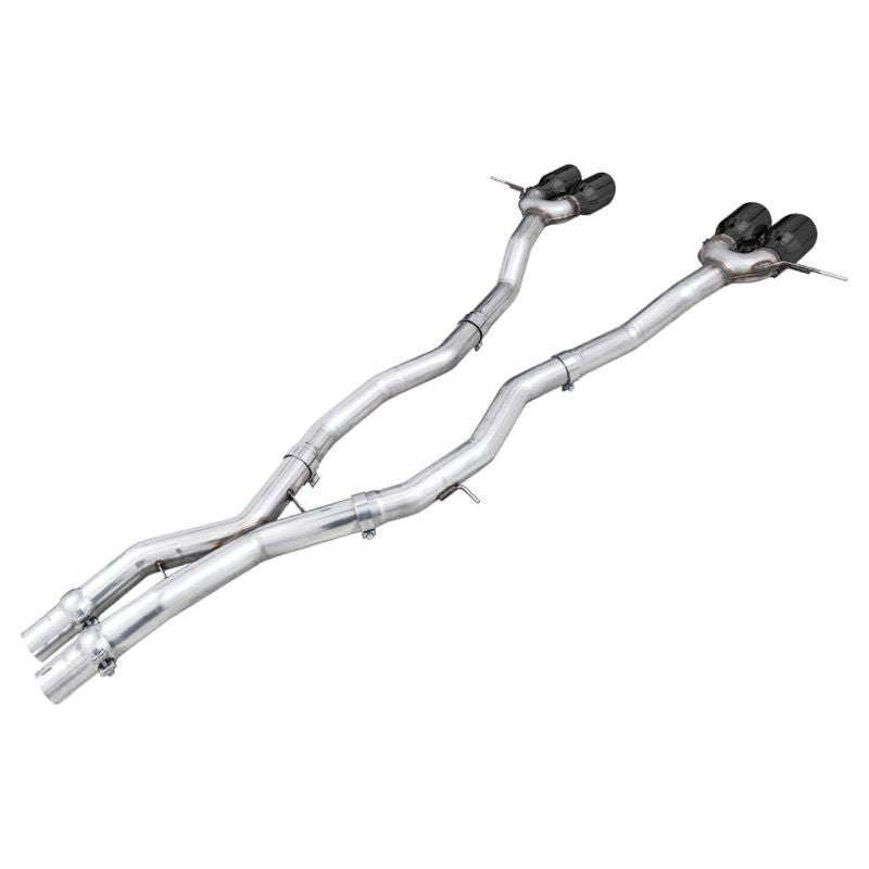 AWE Track Edition Catback Exhaust for BMW G8X M3/M4 - Diamond Black Tips - The Coin Has A Say
