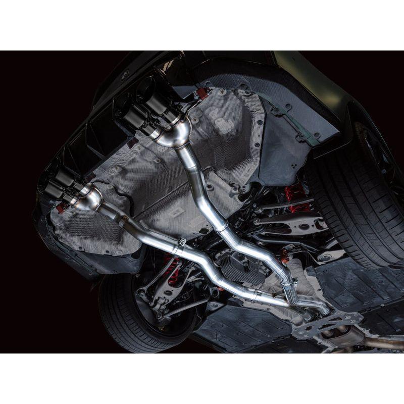 AWE Track Edition Catback Exhaust for BMW G8X M3/M4 - Diamond Black Tips - The Coin Has A Say