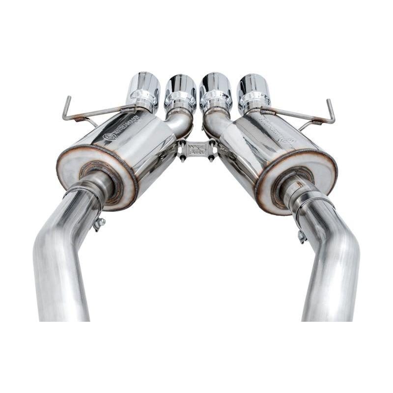 AWE Tuning 14-19 Chevy Corvette C7 Z06/ZR1 (w/o AFM) Touring Edition Axle-Back Exhaust w/Chrome Tips - The Coin Has A Say