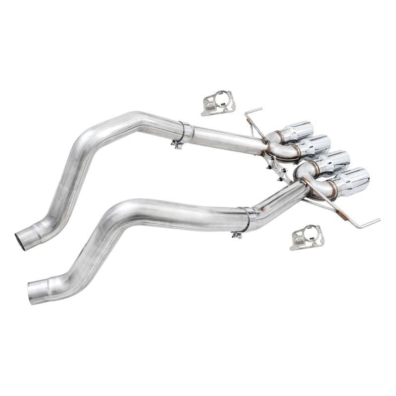 AWE Tuning 14-19 Chevy Corvette C7 Z06/ZR1 (w/o AFM) Track Edition Axle-Back Exhaust w/Chrome Tips - The Coin Has A Say