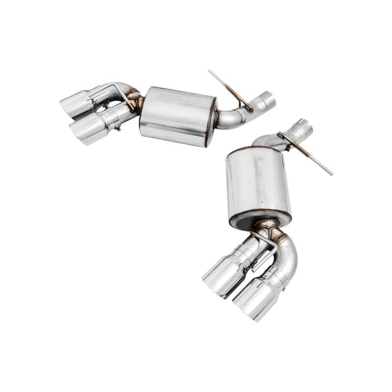 AWE Tuning 16-19 Chevrolet Camaro SS Axle-back Exhaust - Touring Edition (Quad Chrome Silver Tips) - The Coin Has A Say