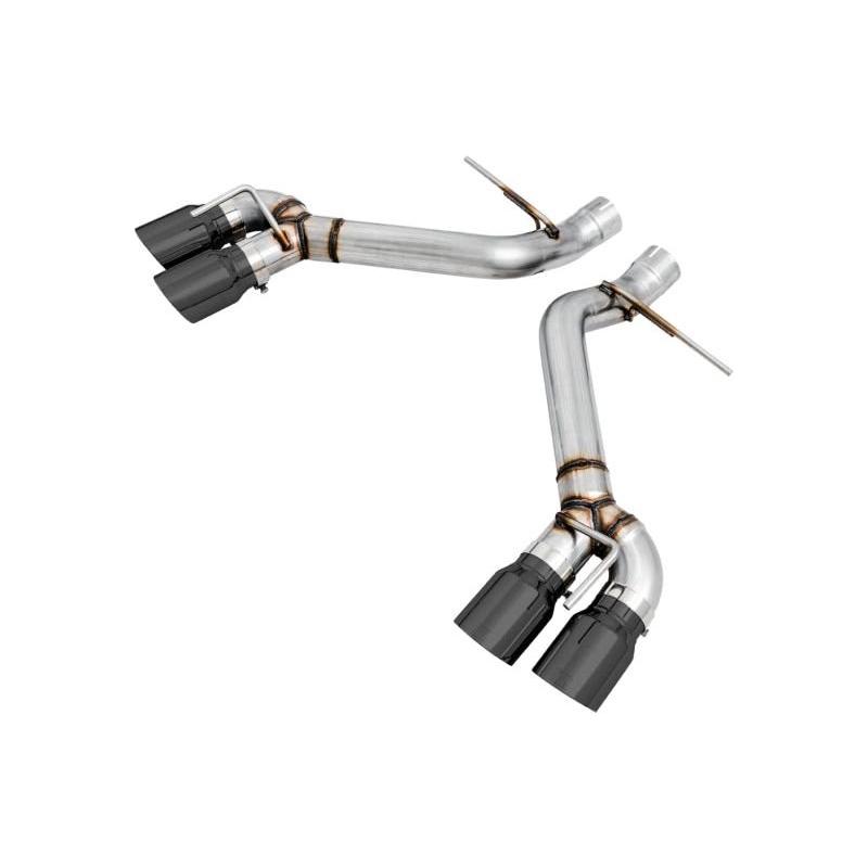 AWE Tuning 16-19 Chevrolet Camaro SS Axle-back Exhaust - Track Edition (Quad Diamond Black Tips) - The Coin Has A Say