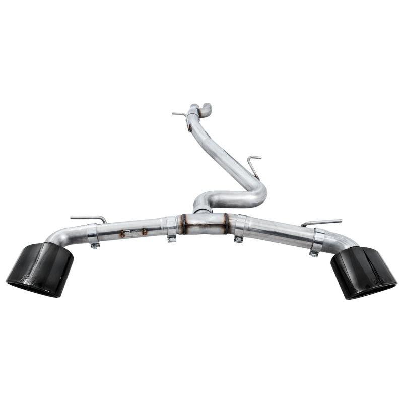 AWE Tuning 18-19 Audi TT RS 8S/RK3 2.5L Turbo Track Edition Exhaust - Diamond Black RS-Style Tips - The Coin Has A Say