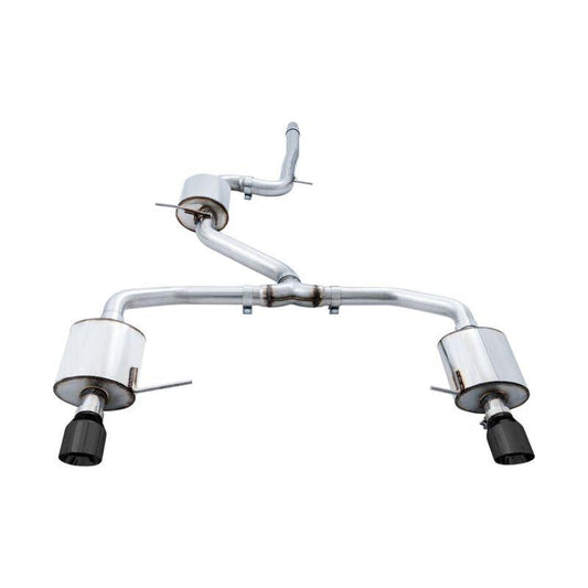 AWE Tuning 18-21 Volkswagen Jetta GLI Mk7 Touring Exhaust - Diamond Black Tips (Fits High-Flow DP) - The Coin Has A Say