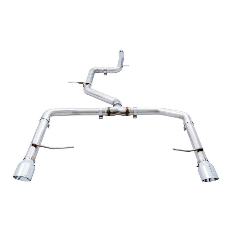 AWE Tuning 18-21 Volkswagen Jetta GLI Mk7 Track Edition Exhaust - Chrome Silver Tips (Fits OEM DP) - The Coin Has A Say