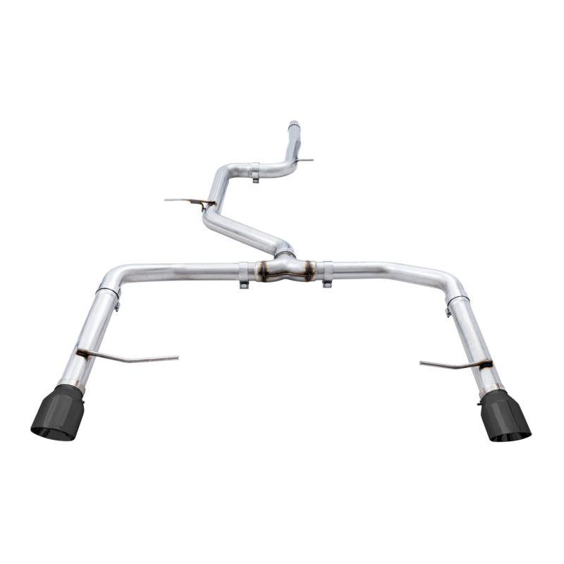AWE Tuning 18-21 Volkswagen Jetta GLI Mk7 Track Edition Exhaust - Diamond Black Tips (Fits OEM DP) - The Coin Has A Say