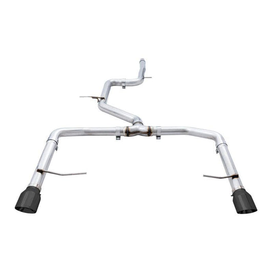 AWE Tuning 18-21 Volkswagen Jetta GLI Mk7 Track Edition Exhaust - Diamond Black Tips (Fits OEM DP) - The Coin Has A Say