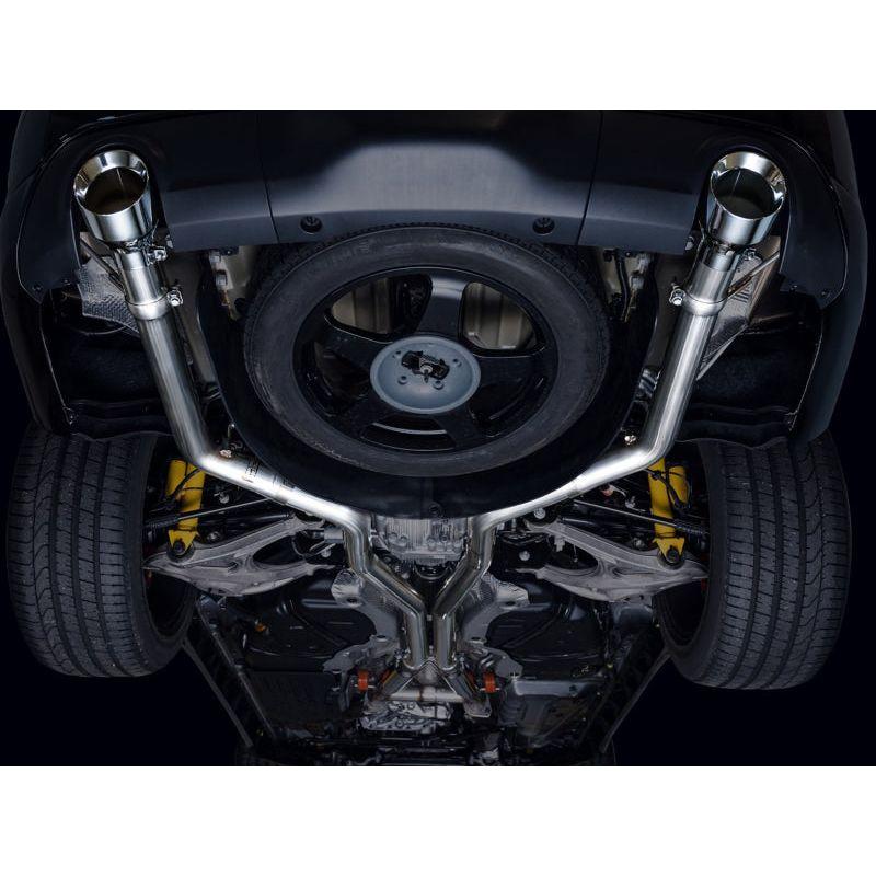 AWE Tuning 18-23 Dodge Durango SRT & Hellcat Track Edition Exhaust - Chrome Silver Tips - The Coin Has A Say