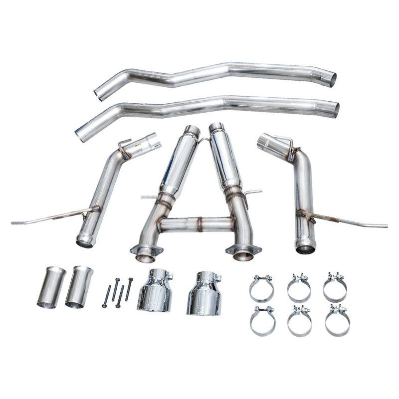 AWE Tuning 18-23 Dodge Durango SRT & Hellcat Track Edition Exhaust - Chrome Silver Tips - The Coin Has A Say