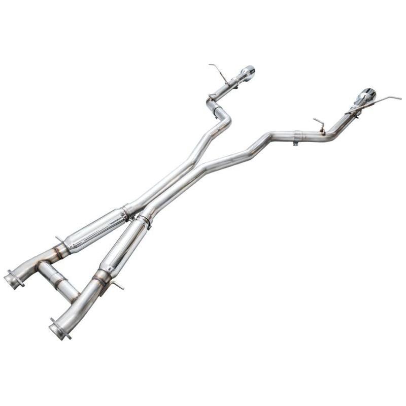 AWE Tuning 18-23 Dodge Durango SRT & Hellcat Track Edition Exhaust - Chrome Silver Tips - The Coin Has A Say