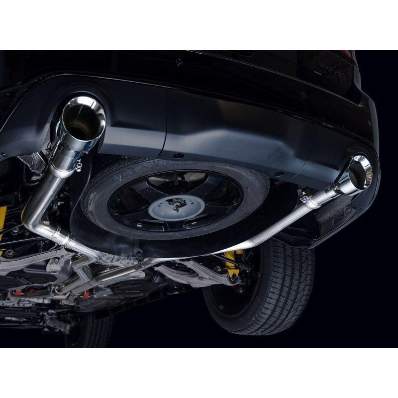 AWE Tuning 18-23 Dodge Durango SRT & Hellcat Track Edition Exhaust - Chrome Silver Tips - The Coin Has A Say